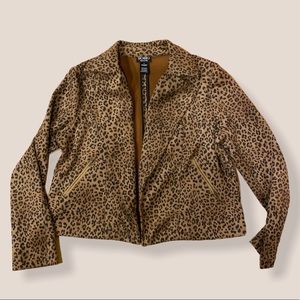 cheetah blazer
